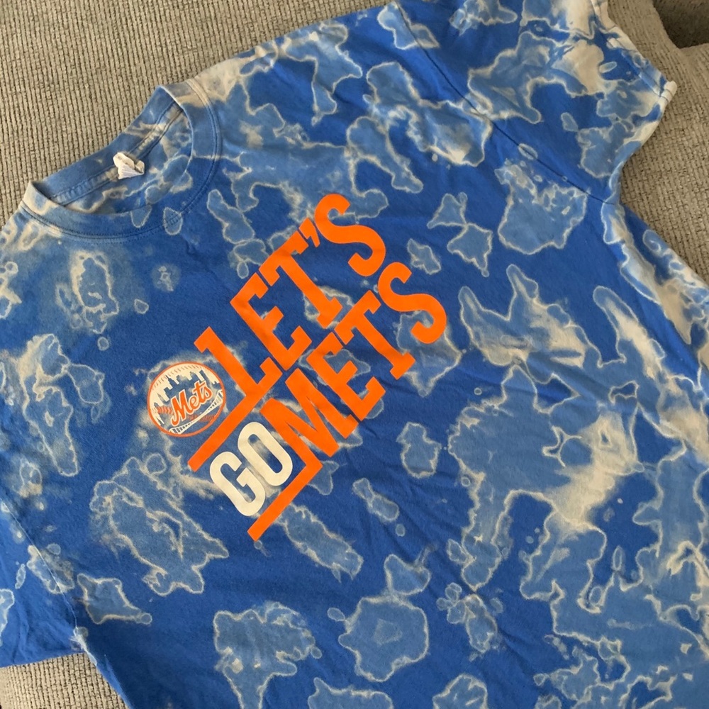 Bleach dye Mets T-shirt